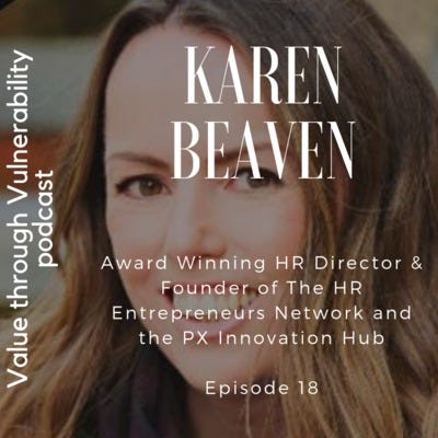 Episode 18 - Karen Beaven, Award Winning HR Director & Founder of The HR Entrepreneurs Network and t episode artwork