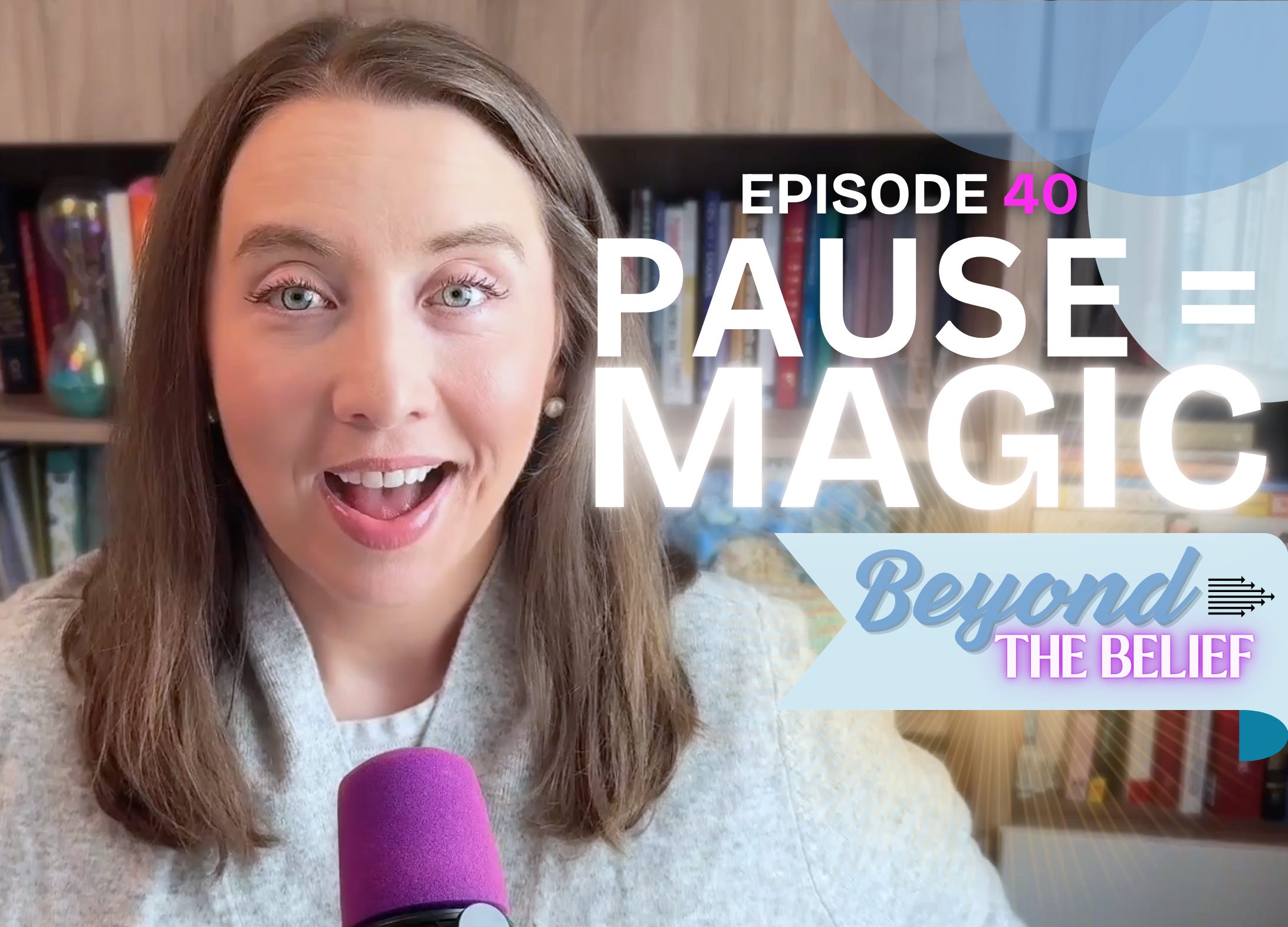 Episode 40: The Power of the Pause 🕊️ How Creating Space Invites Magic Back episode artwork