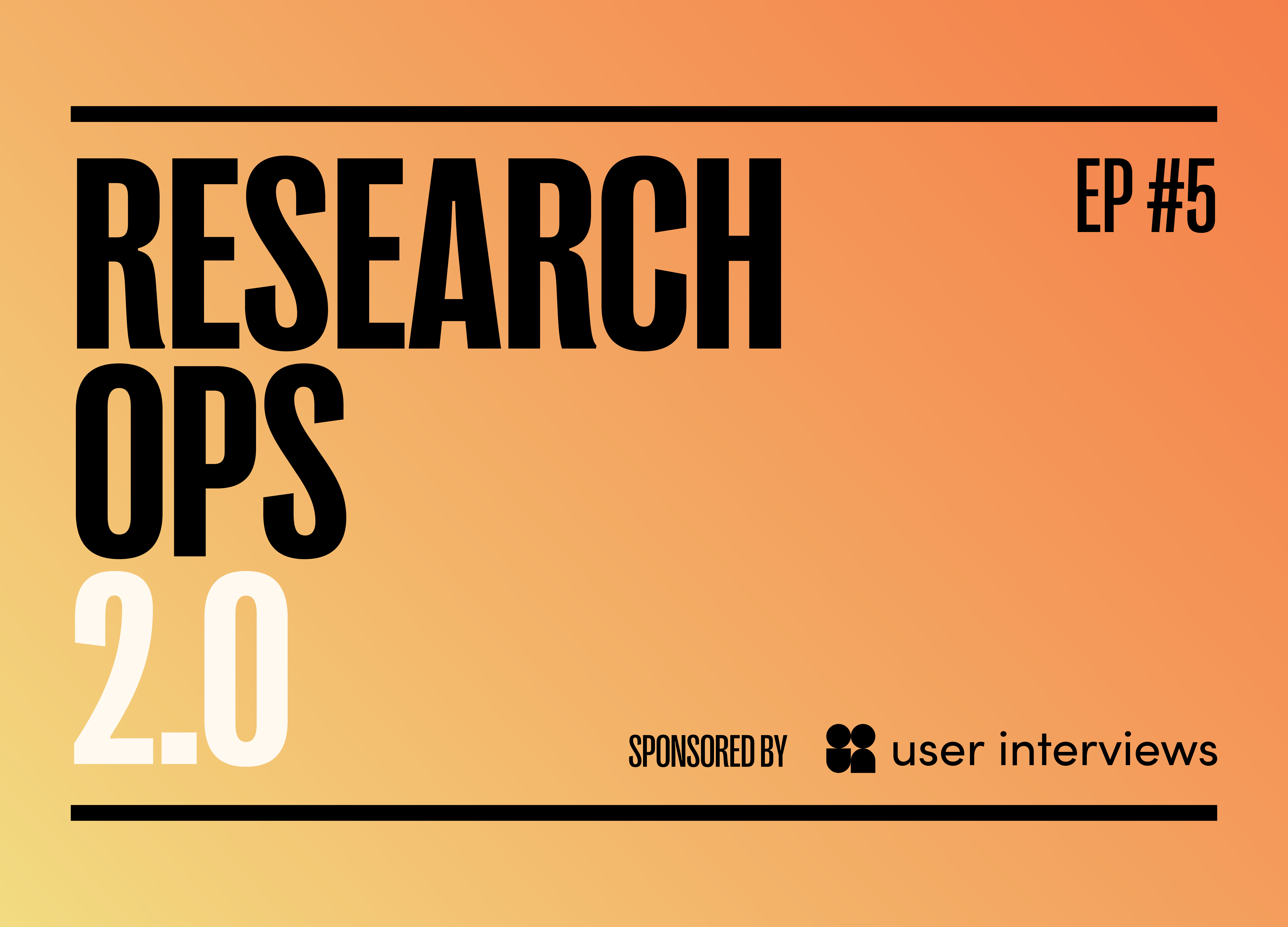 EP #5: The People of ResearchOps episode artwork