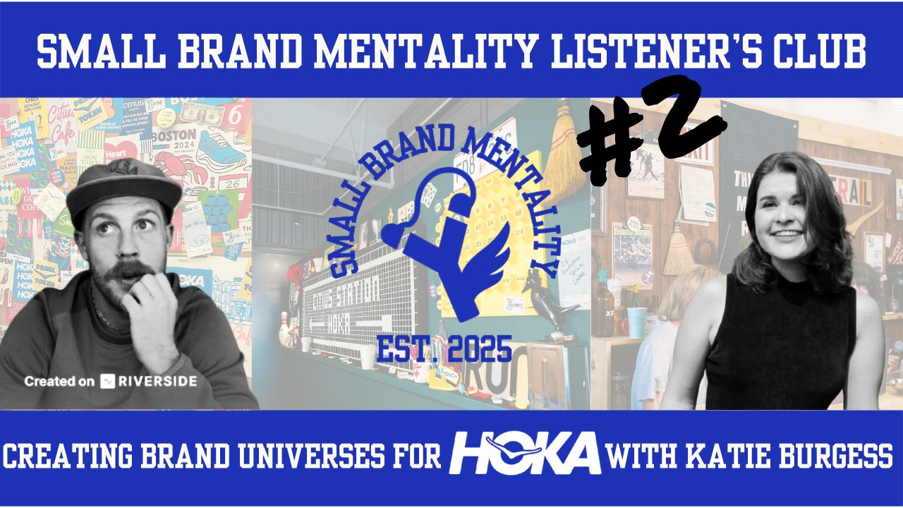 🎙️Creating Brand Universes for HOKA with Katherine Burgess - Listener's Club #2 episode artwork