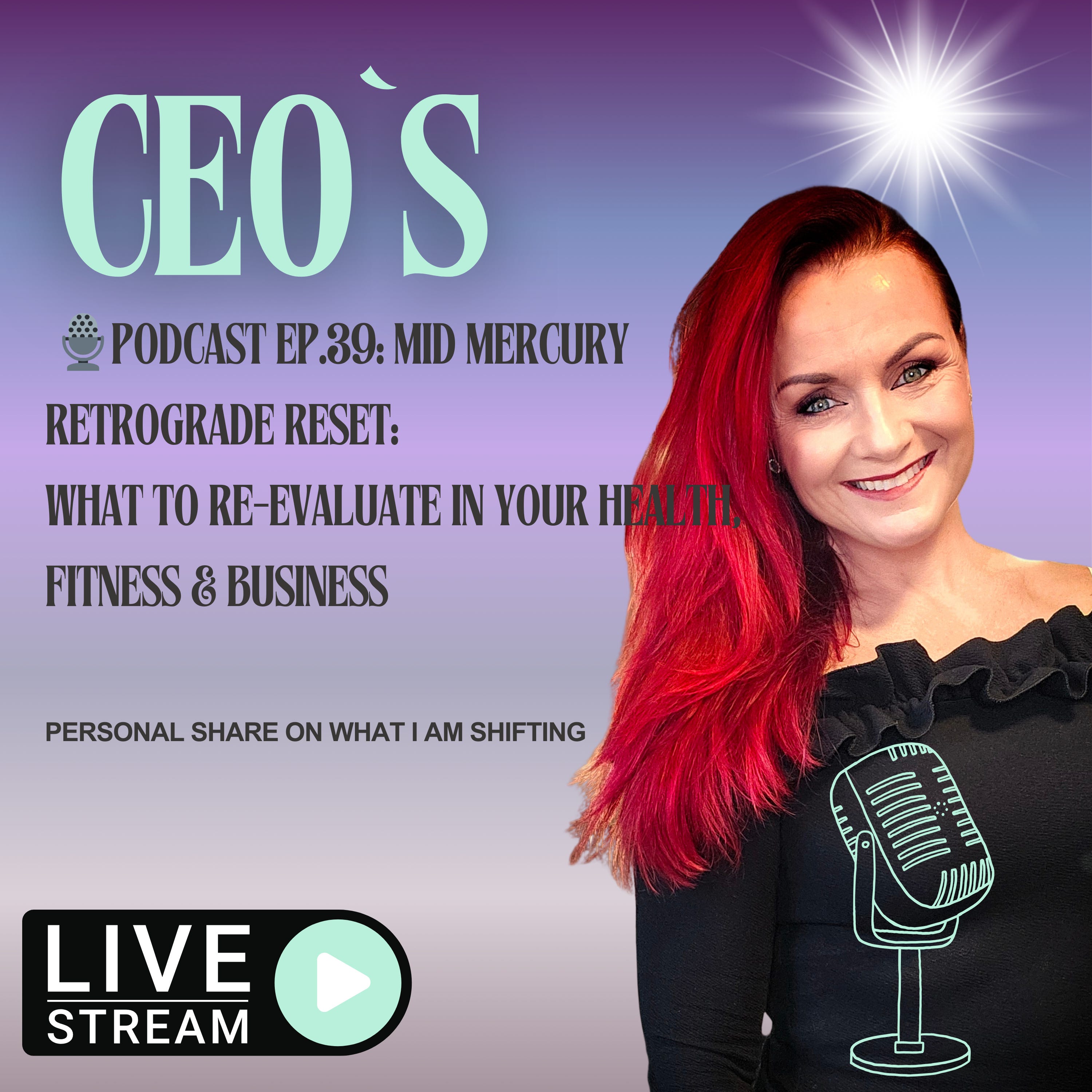 🎙️ Ep.39:Mid Mercury Retrograde Reset: What to Re-Evaluate in Your Health, Fitness & Business  episode artwork