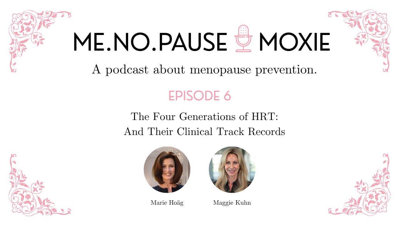 Episode 6: The Four Generations of HRT and Their Clinical Track Records episode artwork