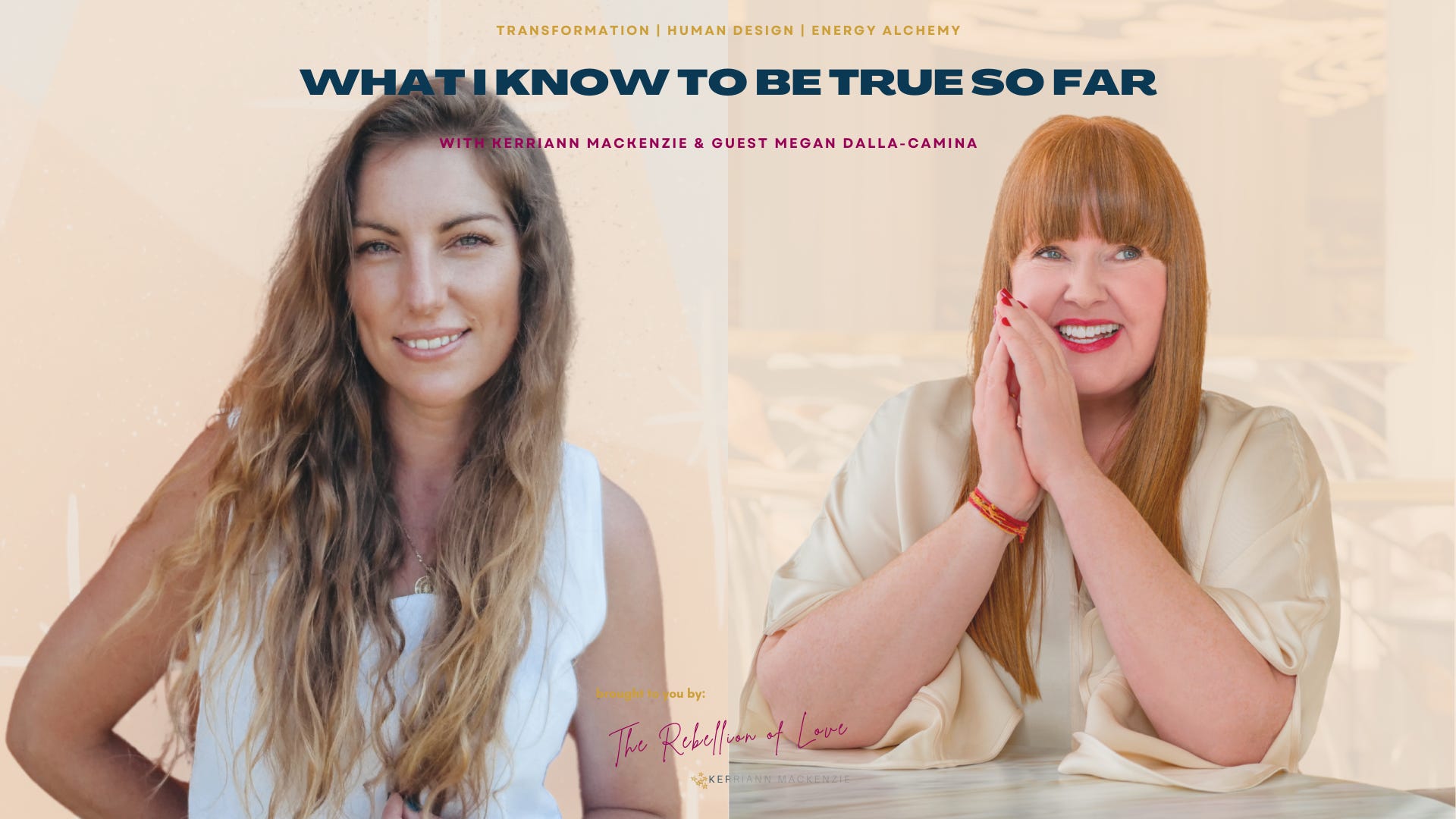 What I Know To Be True So Far