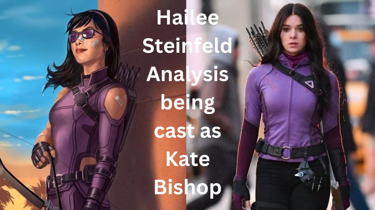 Hailee Steinfeld being Cast as Kate Bishop - Audio click below for full  episode artwork