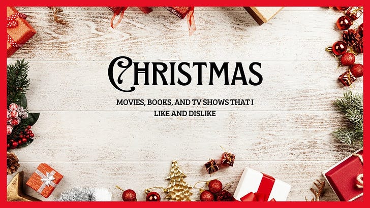 Christmas Movies, Books, TV Series that I like or do not like episode artwork