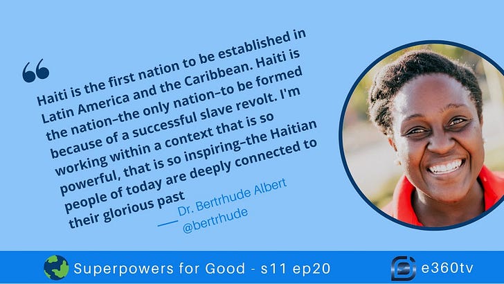 Proud of Her Haitian Heritage This Changemaker Leads Education Innovation for Her People - s11 ep20 episode artwork