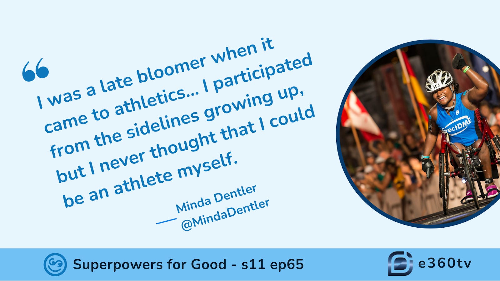 Unbreakable Spirit: Minda Dentler's Journey from Polio Survivor to Ironman Finisher episode artwork