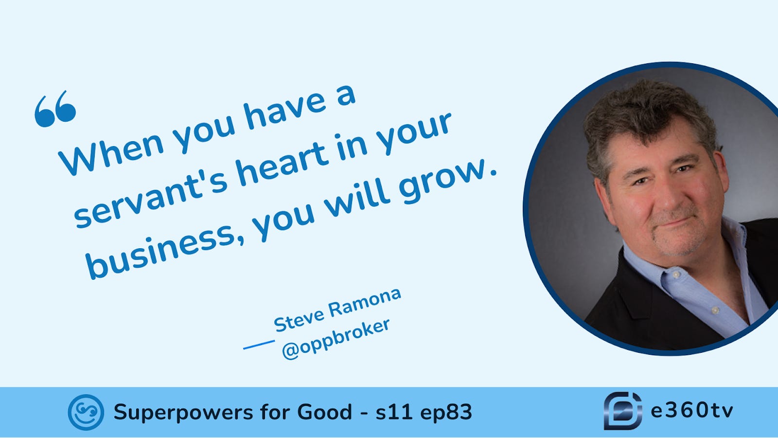 Embracing a Servant's Heart in Business: Insights from Steve Ramona episode artwork