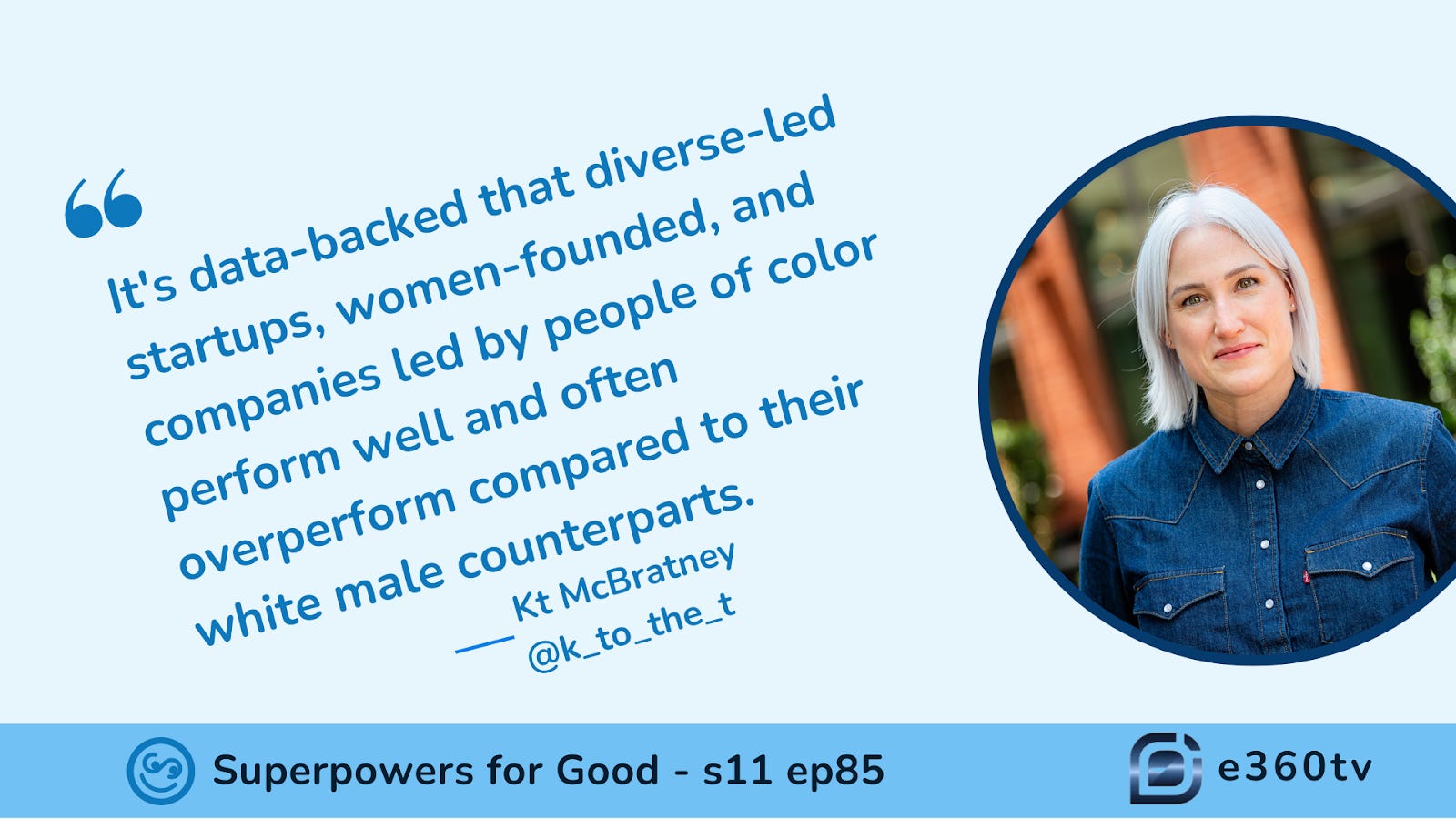 Building a Better Future: Kt McBratney on Diversity, Inclusion, and Purpose episode artwork