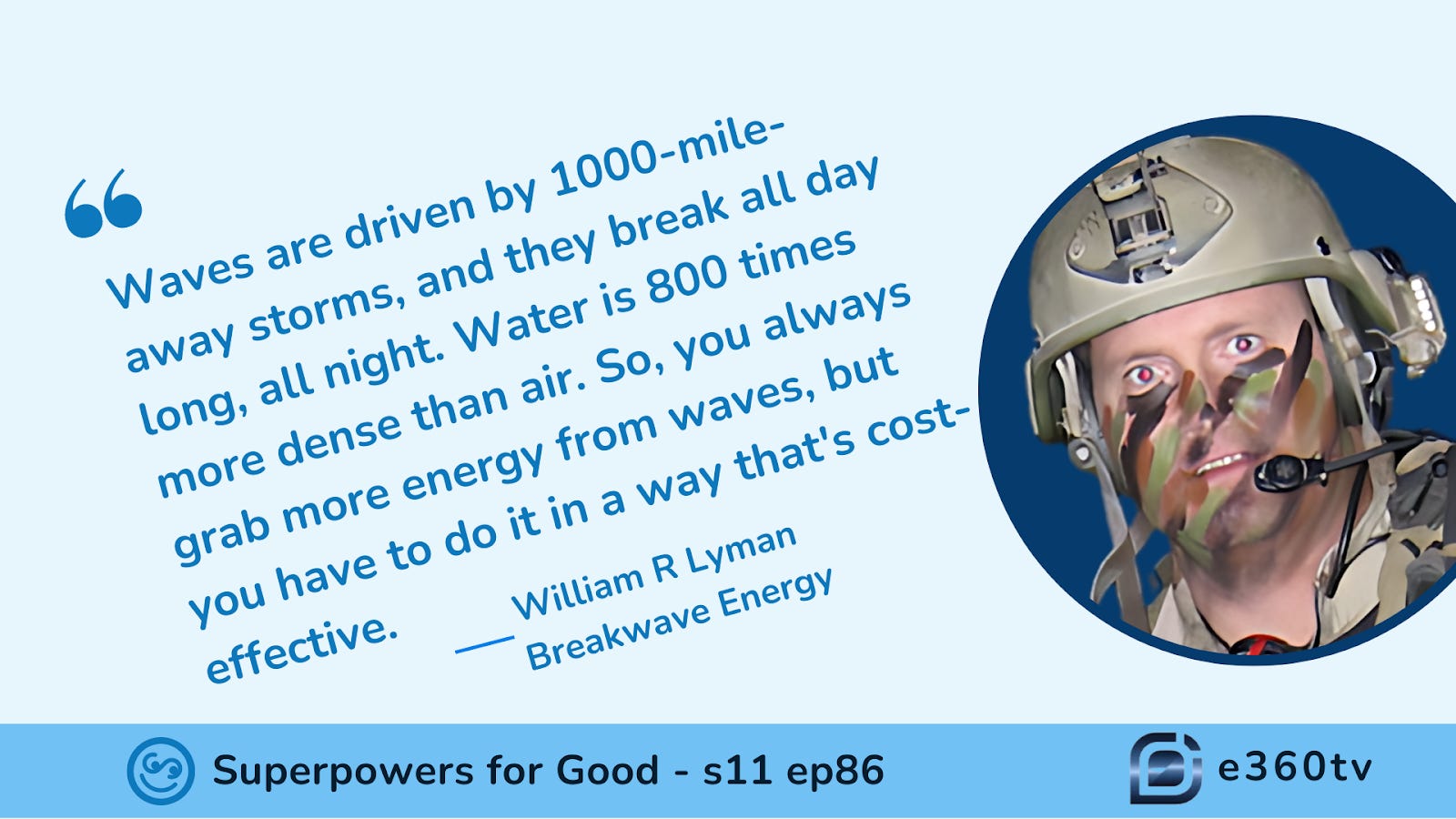 Harnessing the Power of Waves: A Conversation with Breakwave Energy's William Lyman episode artwork