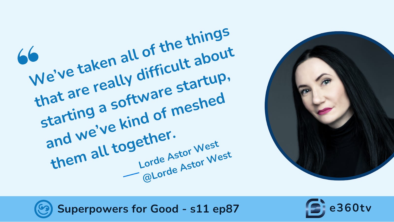 Revolutionizing Startup Ecosystems: An Interview with Lorde Astor West episode artwork