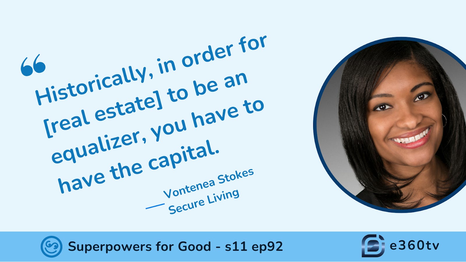 Empowering Communities Through Real Estate Crowdfunding: A Conversation with Vontenea Stokes episode artwork