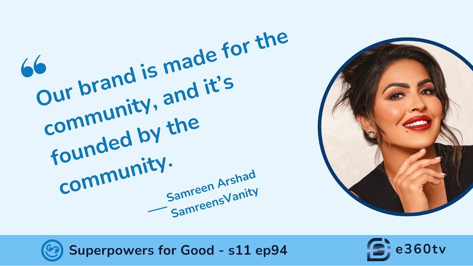 Empowering South Asian Beauty: Samreen Arshad's Vision for Inclusivity episode artwork