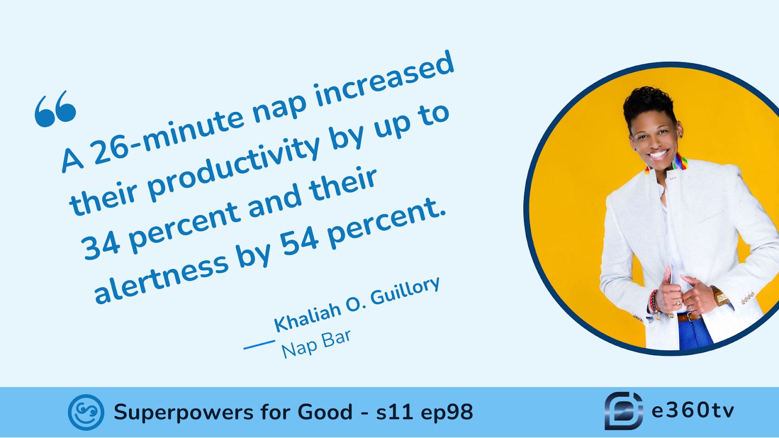The Power of Napping: How Khaliah O. Guillory's Restful Revolution is Changing Lives episode artwork
