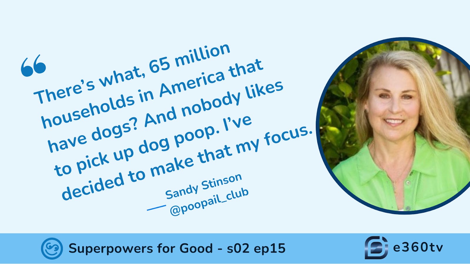 From Mortgage Loans to Pet Poop Solutions: Sandy Stinson’s Entrepreneurial Journey episode artwork