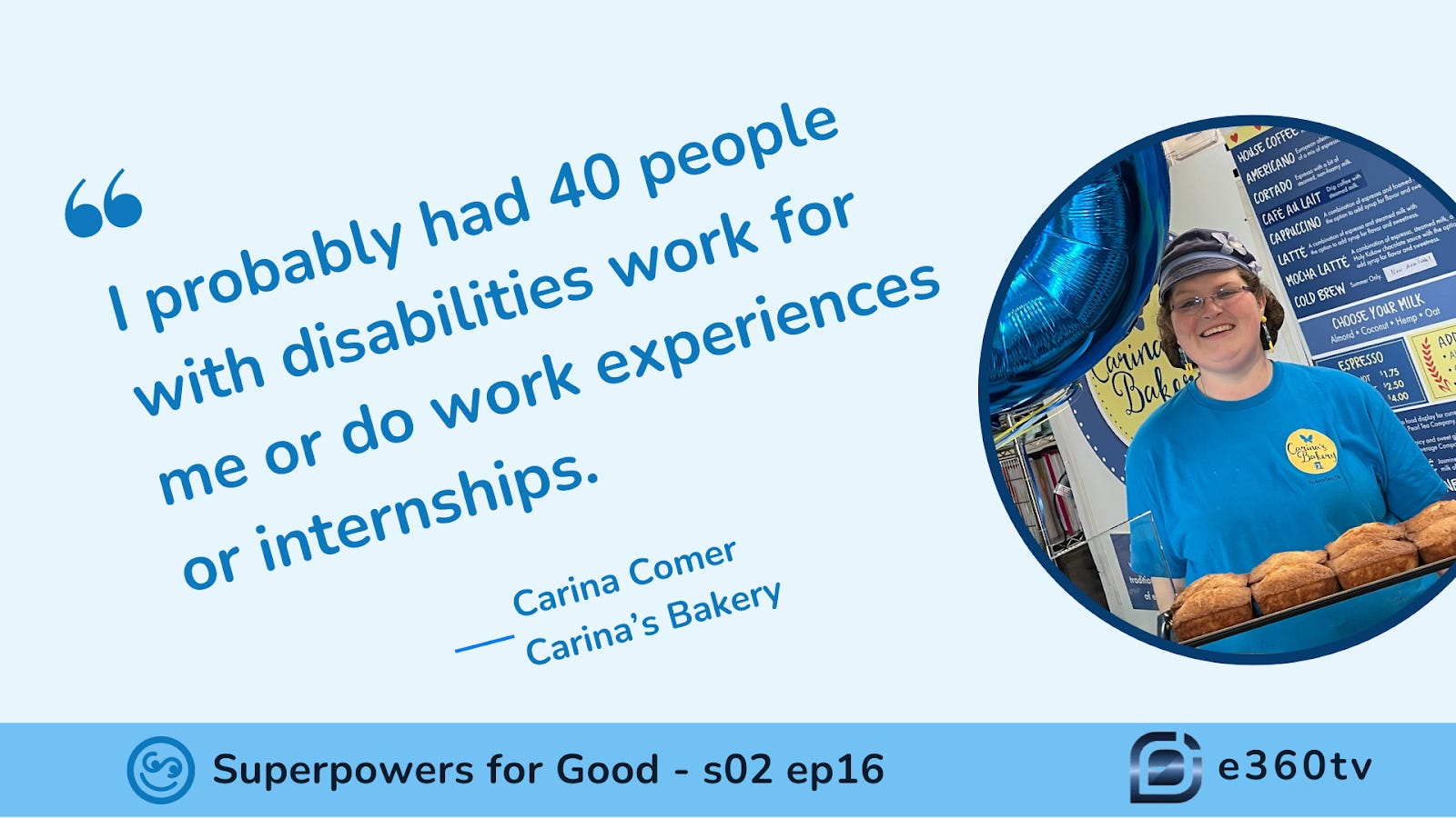 Empowering People with Disabilities Through Carina's Bakery episode artwork