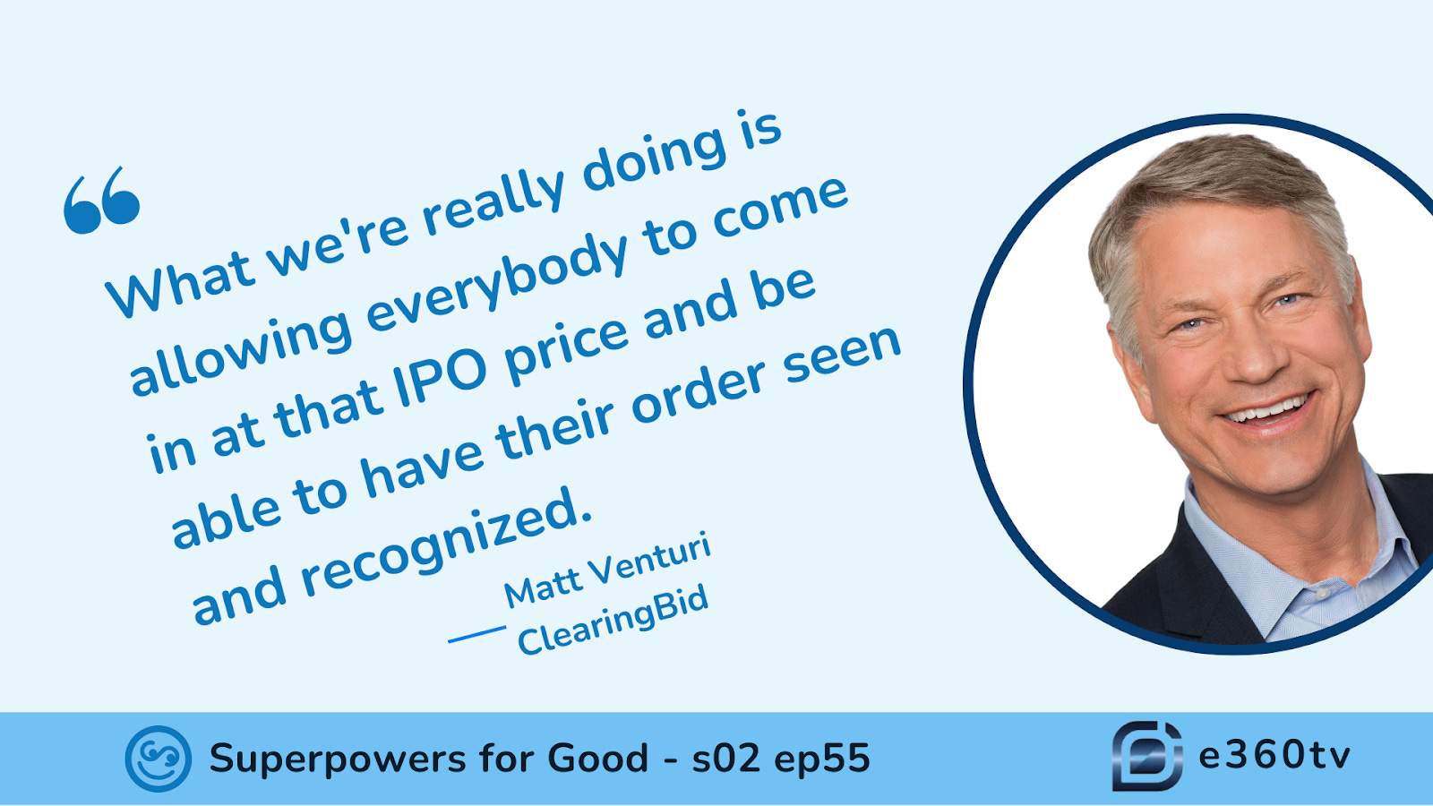 Democratizing IPOs: How Matt Venturi is Opening the Market to All Investors episode artwork