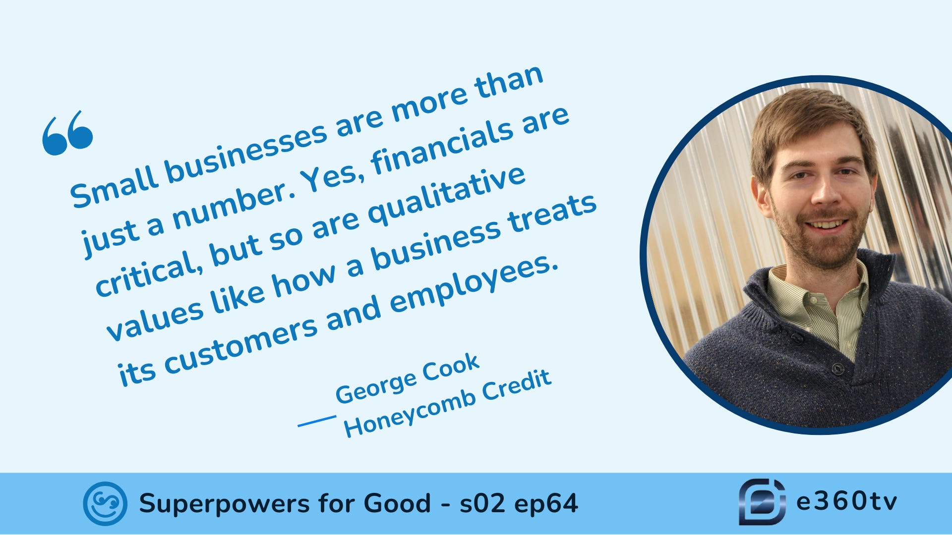 Community-Driven Investing: How Honeycomb Credit Empowers Small Businesses episode artwork