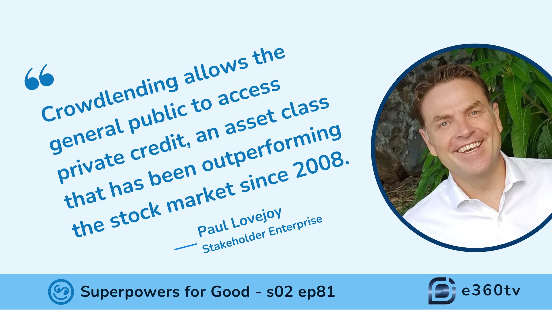 Why Paul Lovejoy Made 366 Crowdfunding Investments in a Year episode artwork