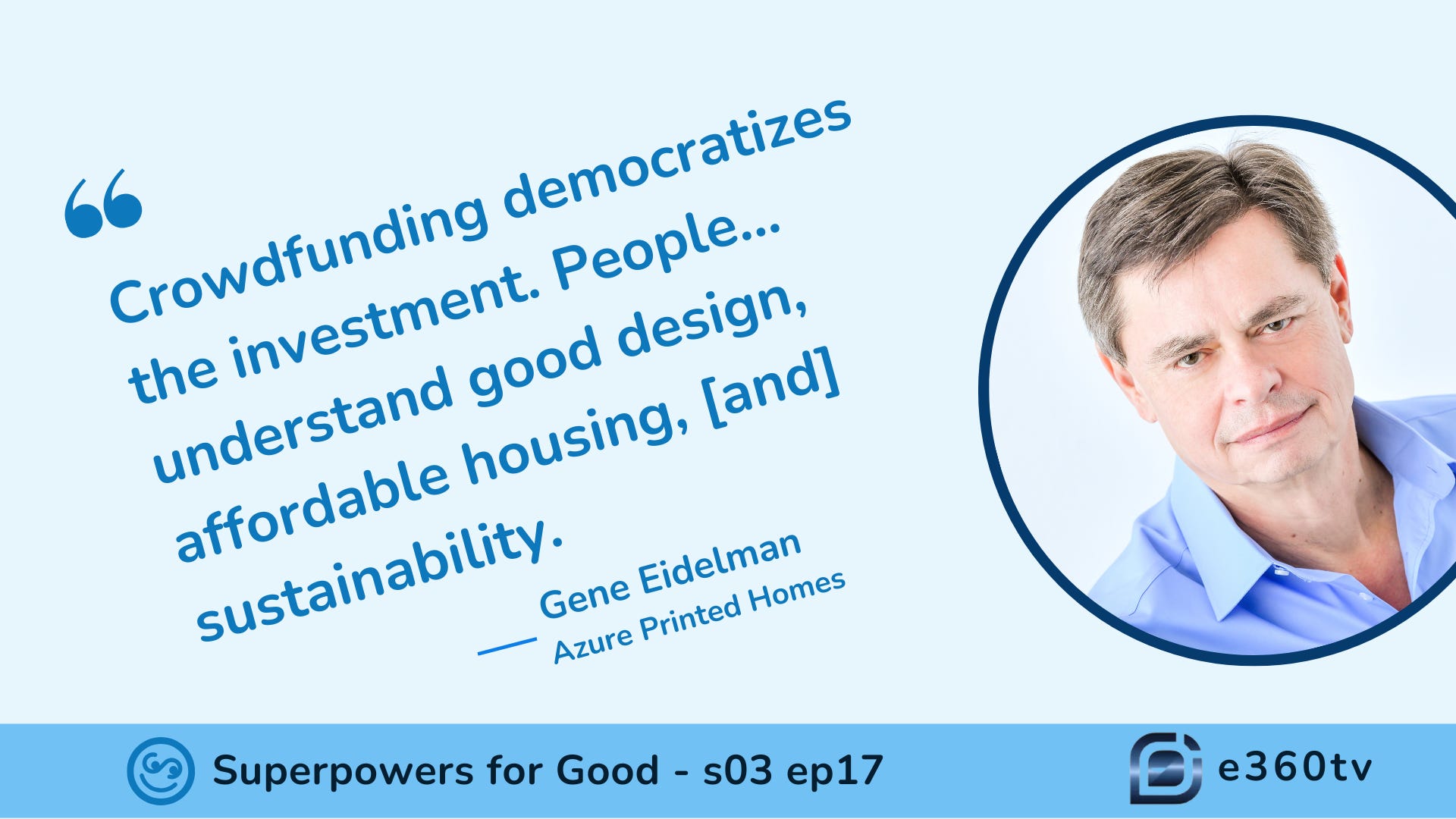 How Gene Eidelman is Transforming Housing with Recycled Plastics and Smart Innovation episode artwork