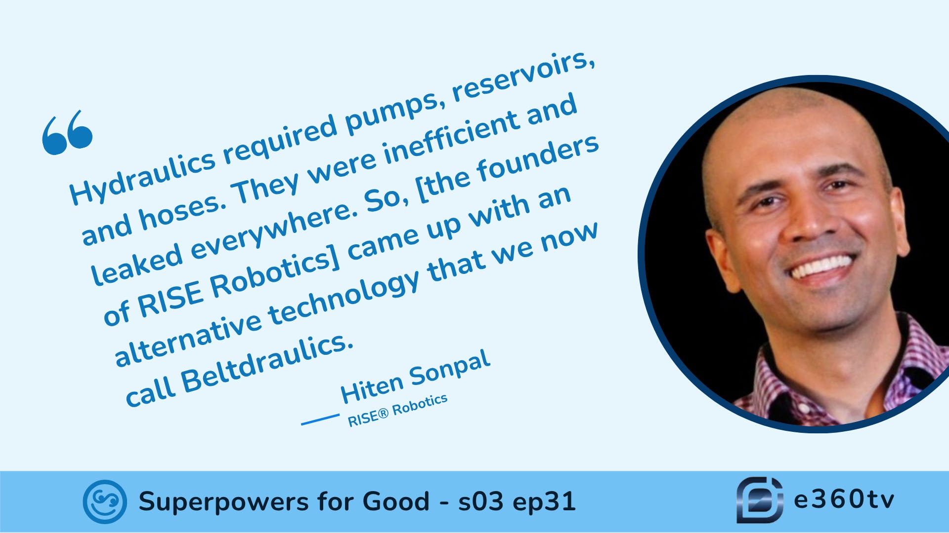 RISE Robotics’ Groundbreaking Tech Aims to Disrupt the $600 Billion Hydraulics Industry episode artwork