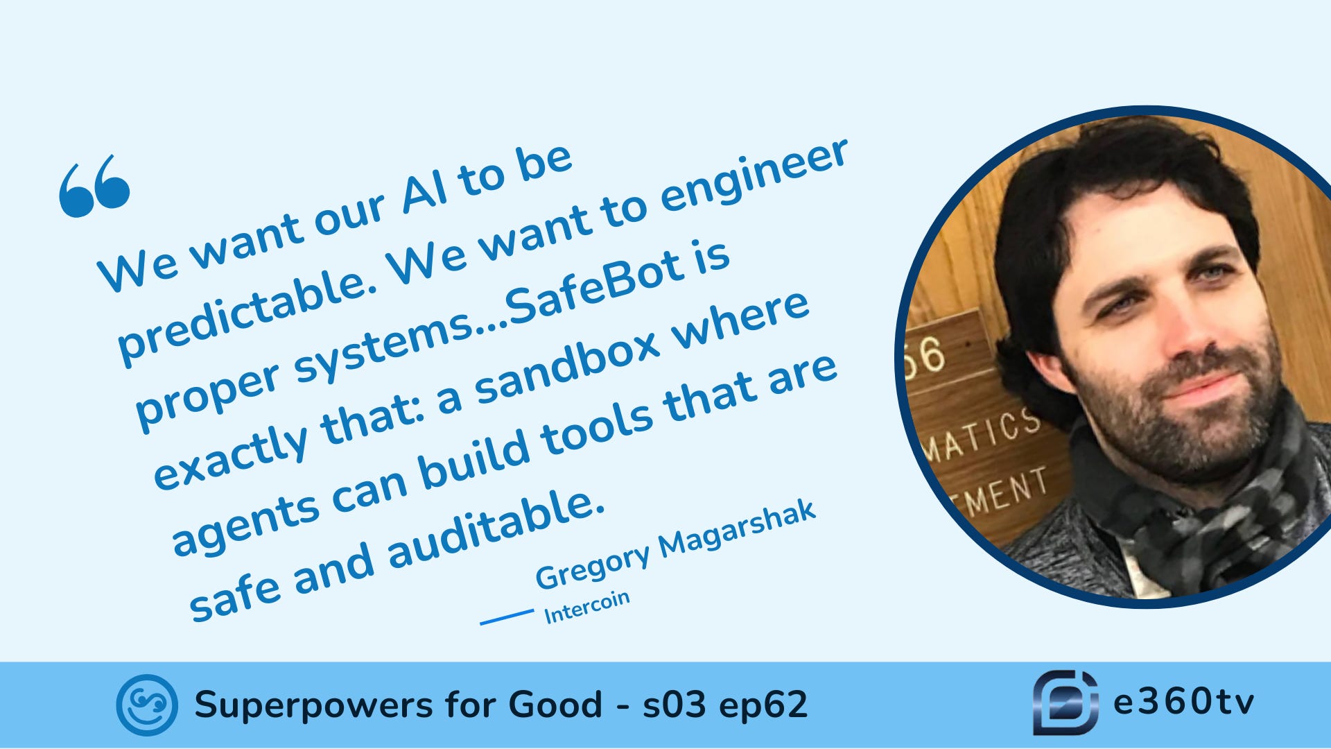 Making AI Safer: Gregory Magarshak’s Vision for Responsible Innovation episode artwork