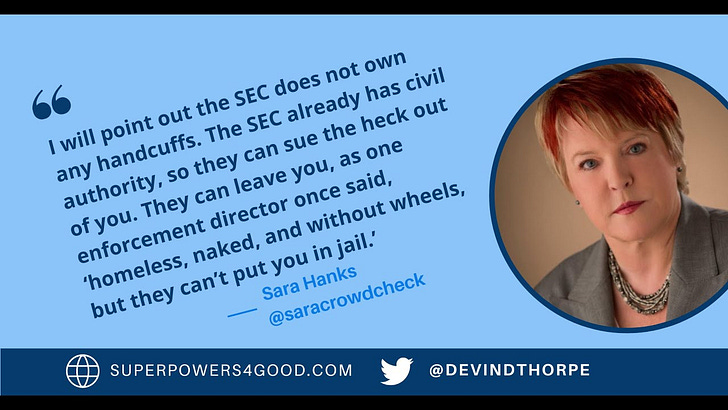 Securities Lawyer Explains Why Violating Crowdfunding Regulations Isn't Like Speeding episode artwork