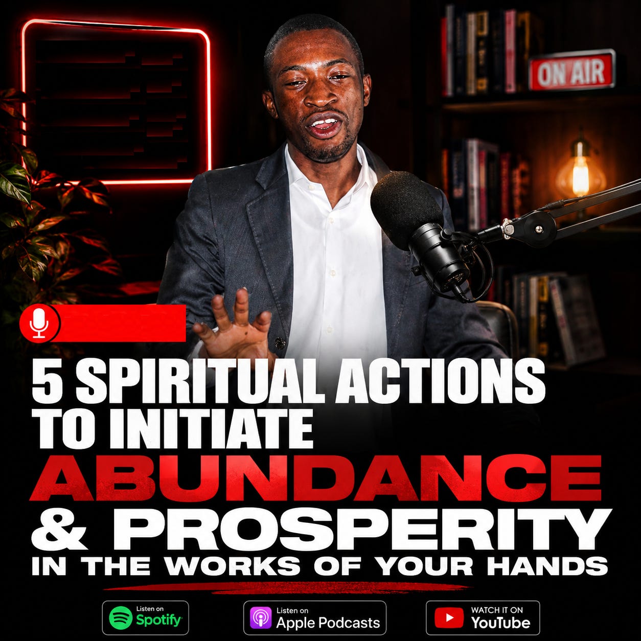 Abundance & Prosperity: 5 Spiritual Actions to Initiate Abundance & Prosperity in the Works of Your Hands by Dr. Joybert Javnyuy episode artwork