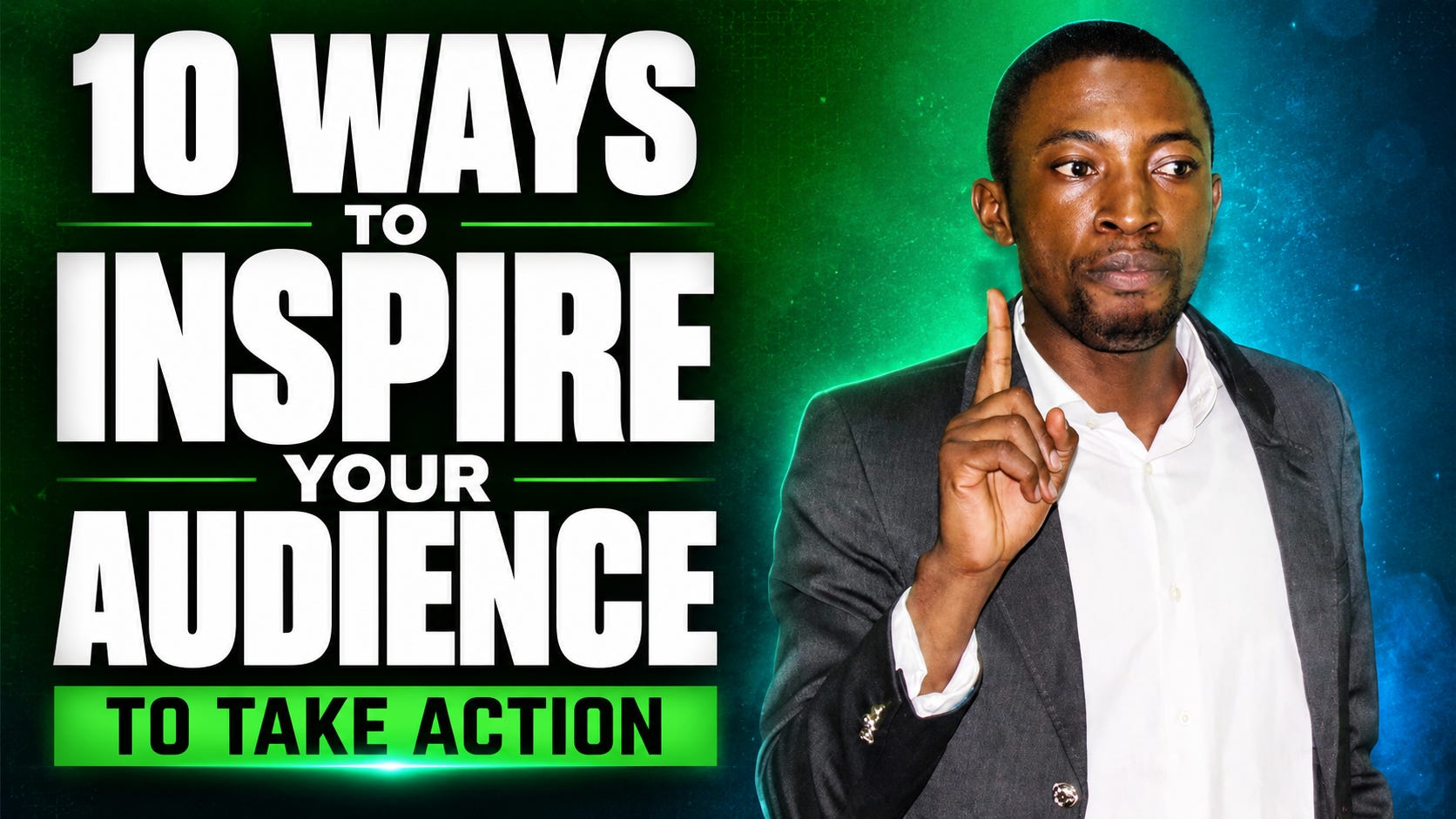 Public Speaking Course 11 - 10 Ways to Inspire Your Audience into Action as a Public Speaker by Dr. Joybert Javnyuy episode artwork