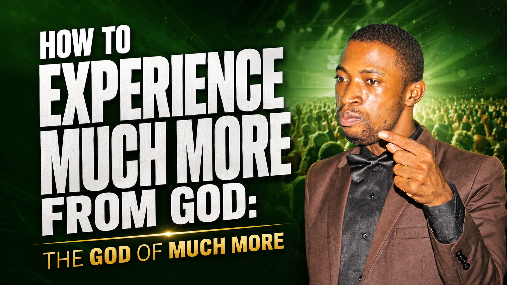 How God Brings You Into Much More & a Life of Destiny Pt 1 by Dr. Joybert Javnyuy