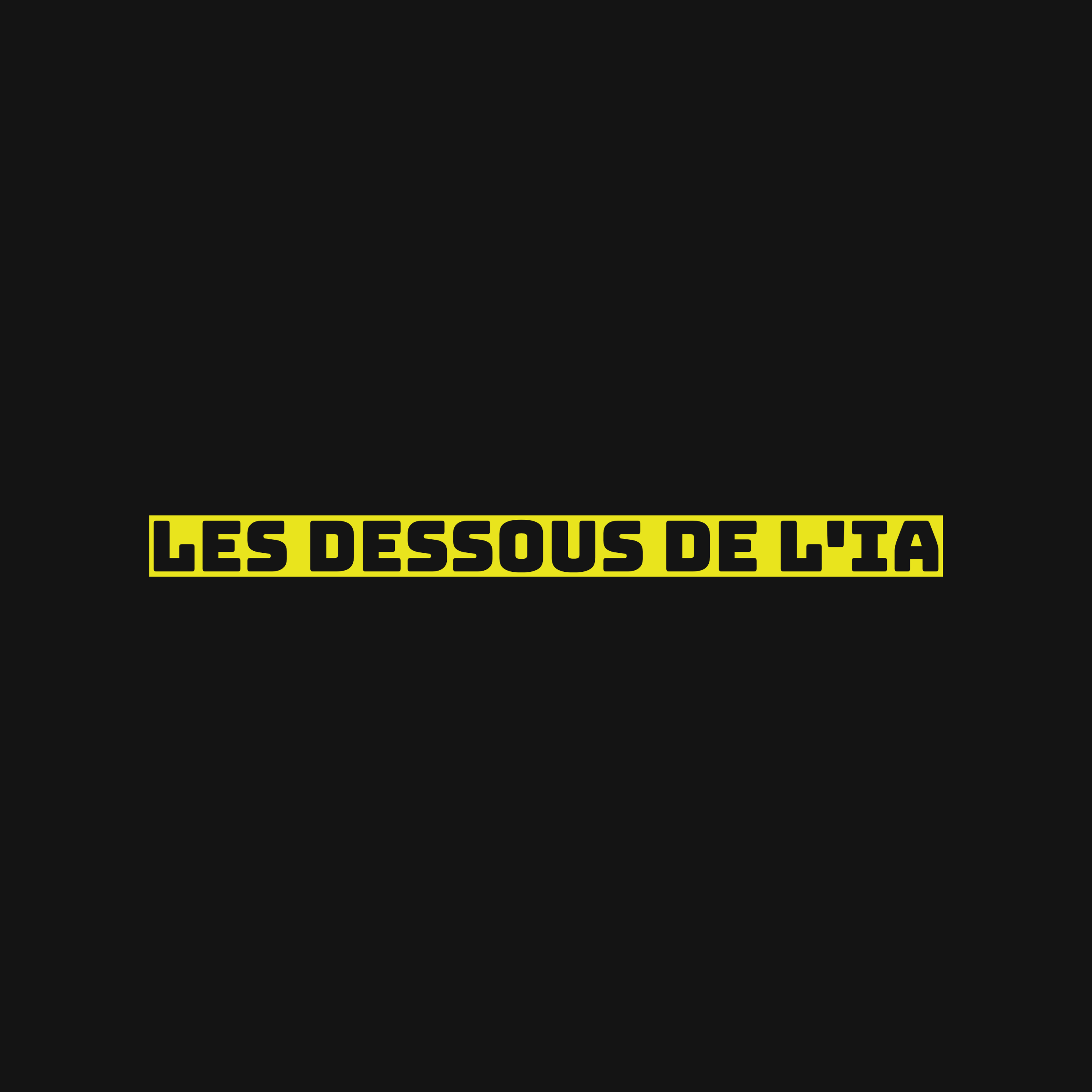 Les dessous de l\'IA