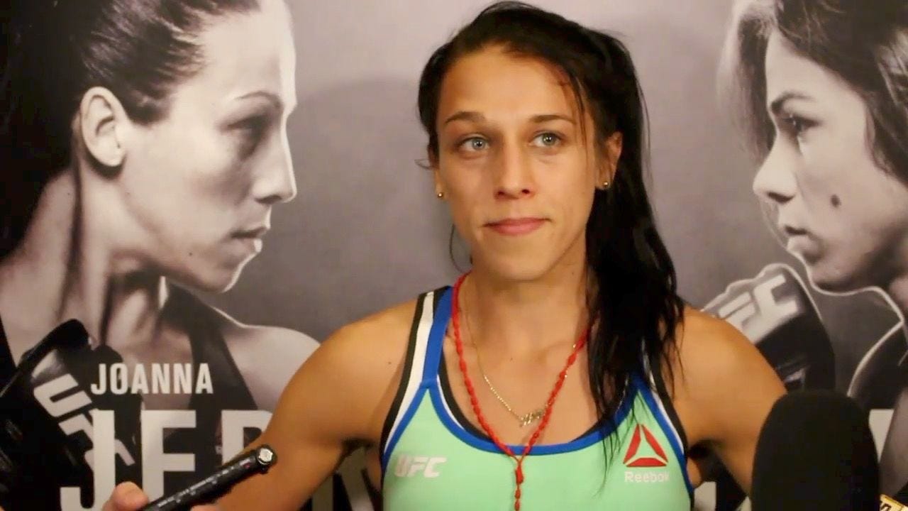 TUF Finale Open Workouts: Joanna Jedrzejczyk media scrum episode artwork