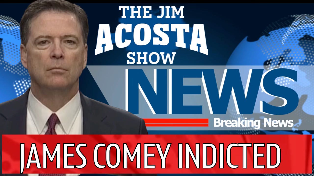 BREAKING NEWS JAMES COMEY INDICTED