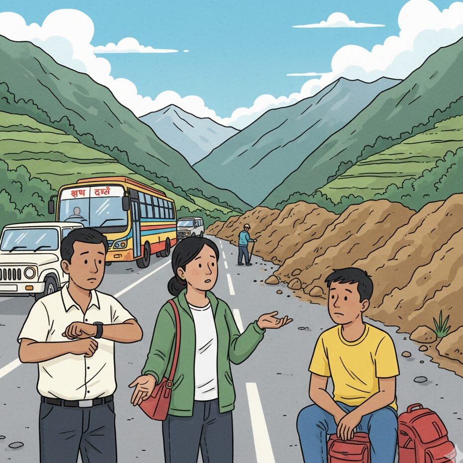 Aftermath, Landslides, Dashain