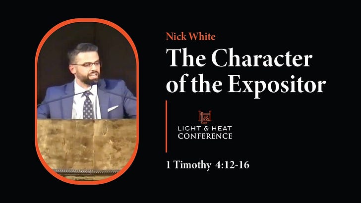 The Character of the Expositor - Nick White episode artwork