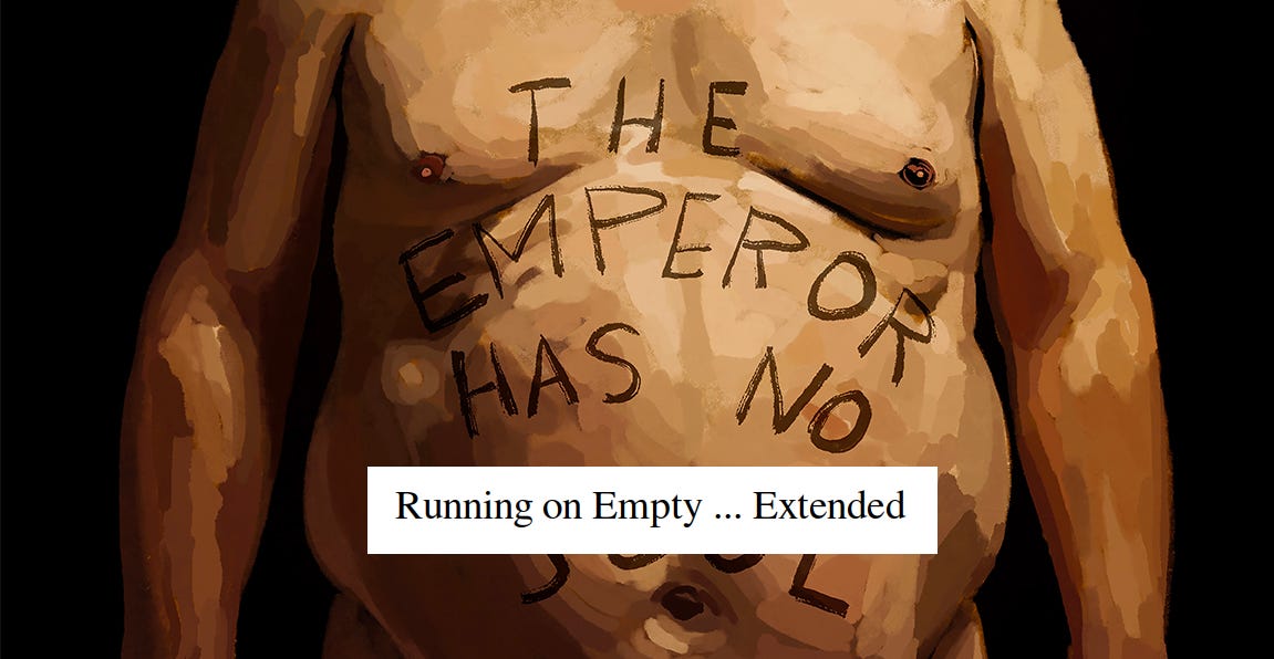 Running on Empty ... Extended episode artwork