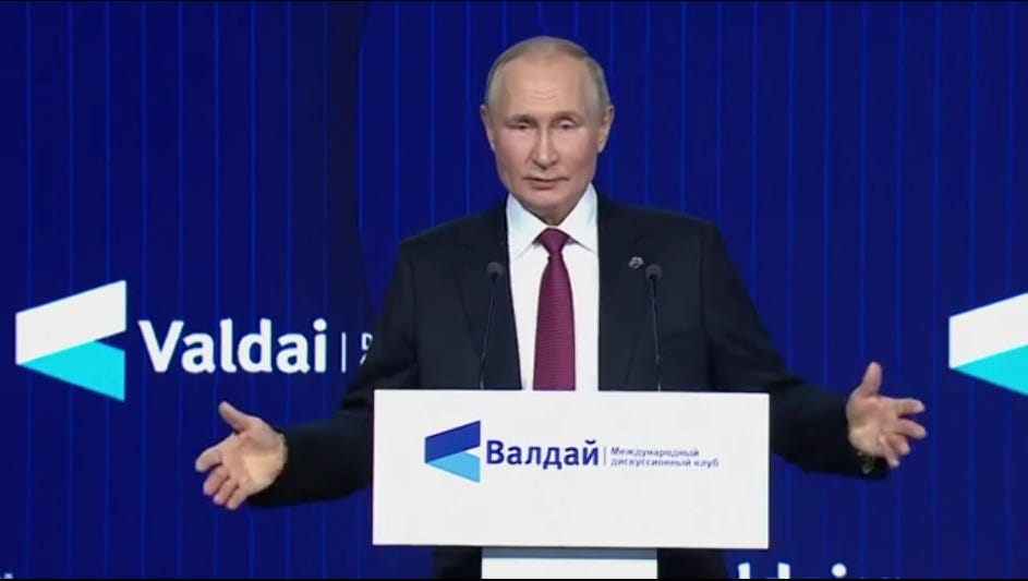 Russian Federation President Putin Addresses the Valdai Club: A Transition is Declared episode artwork