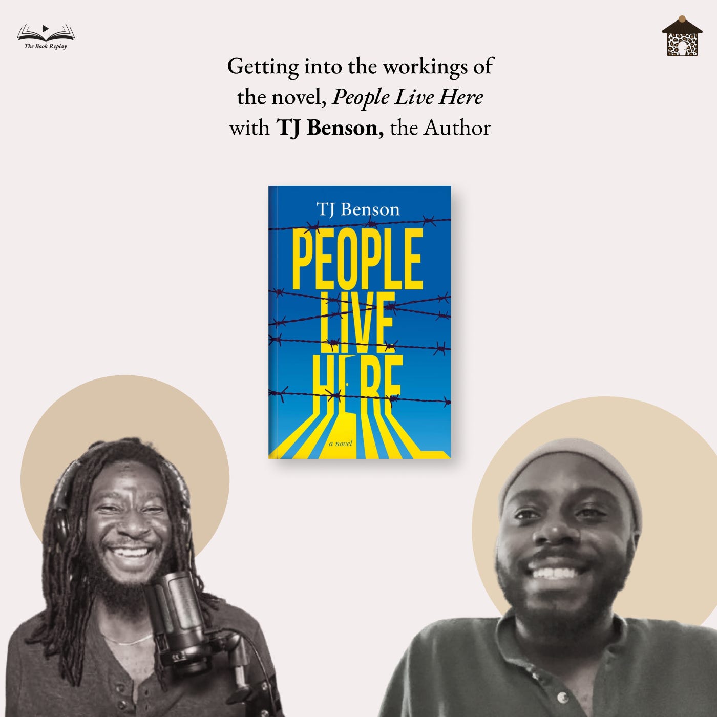 Getting into the workings of People Live Here with TJ Benson - The Book Replay, Season 2 E03 episode artwork