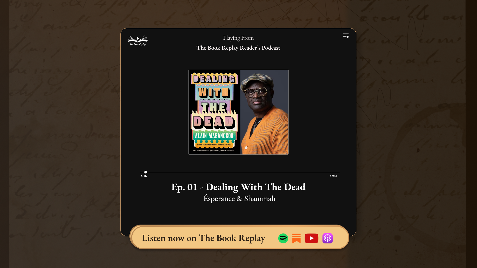 Ep. 01 - Dealing With The Dead ft. Ésperance | TBR Reader's Pod episode artwork