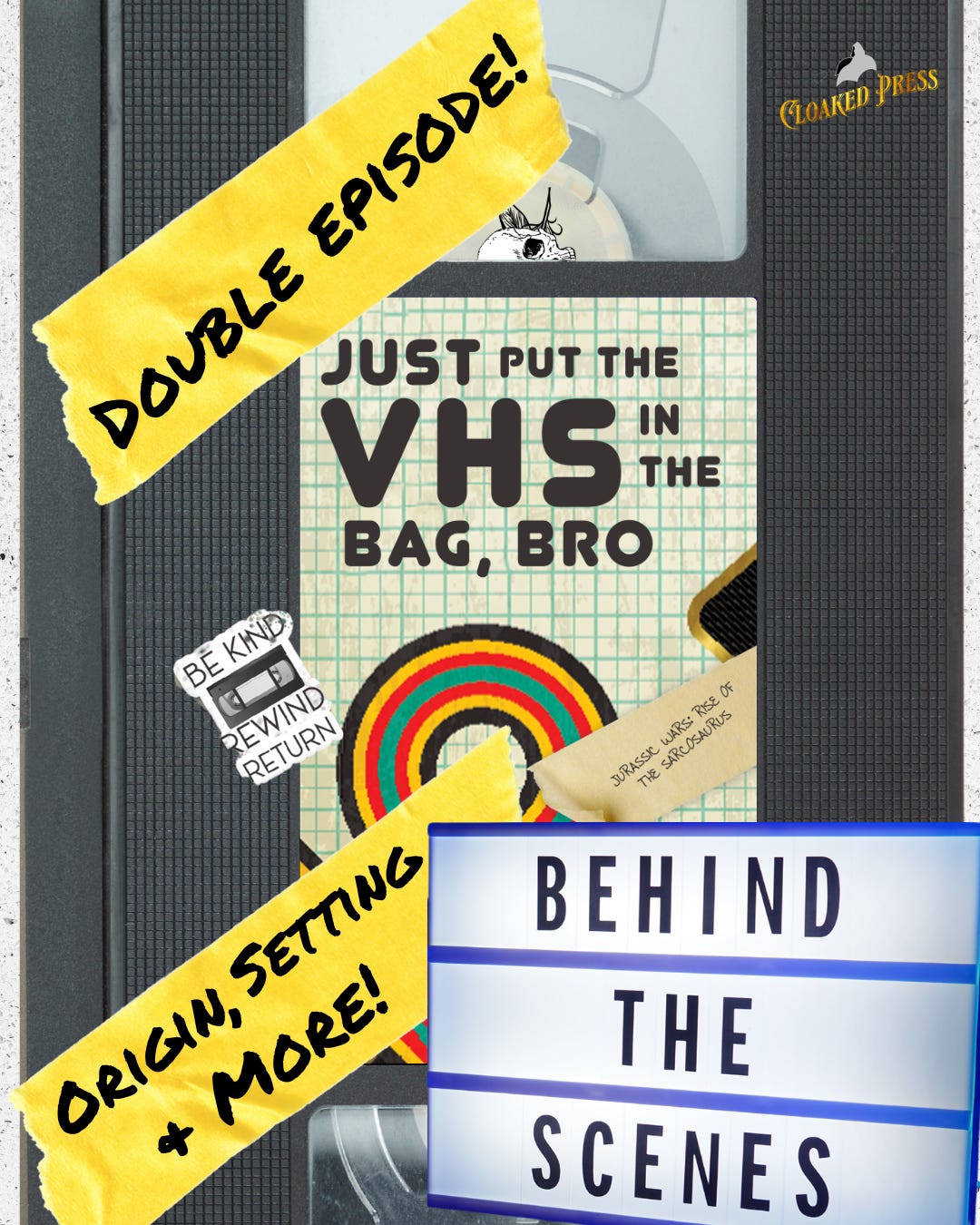 Behind the Scenes of "Just Put the VHS in the Bag, Bro" episode artwork