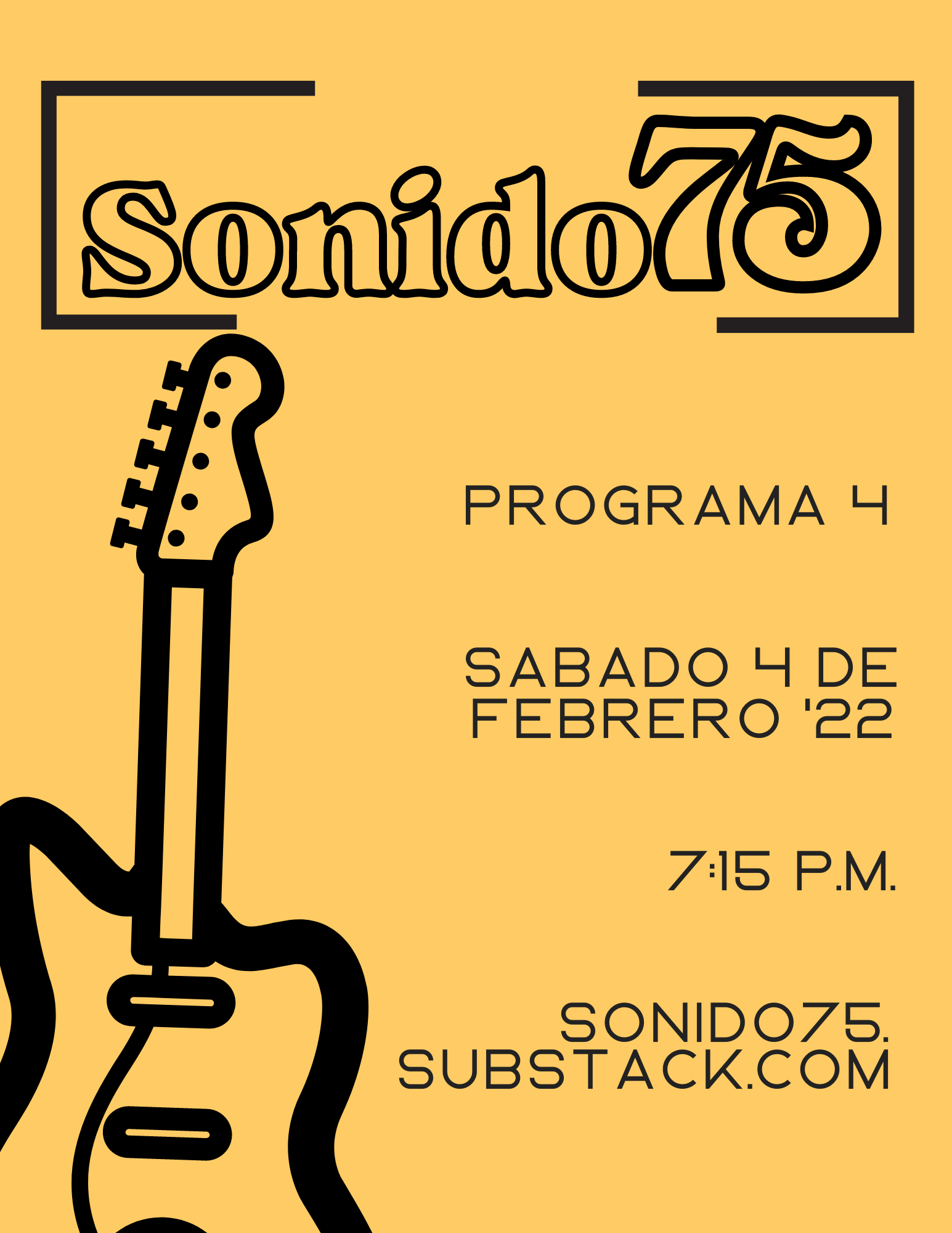 SONIDO 75 - PROGRAMA #4 (4.FEB.23)