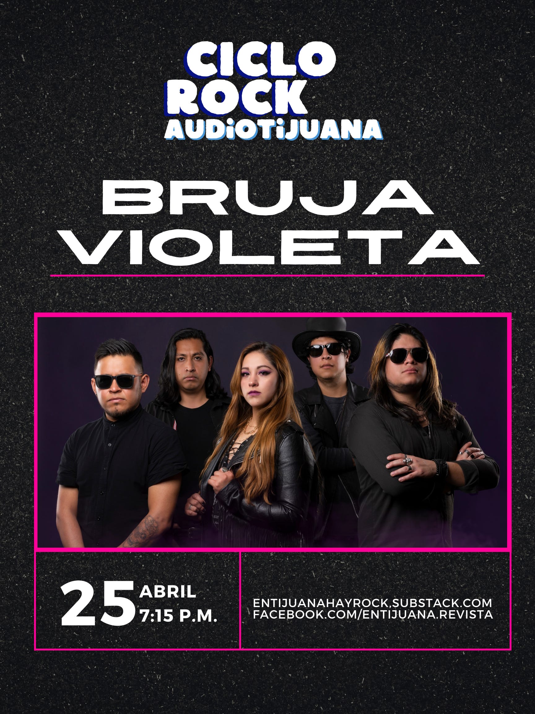 CICLO ROCK AUDIOTIJUANA - BRUJA VIOLETA (25.ABR.23)