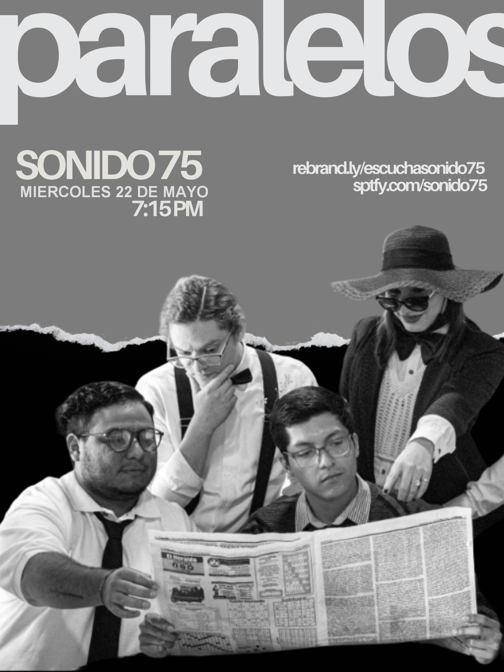 SONIDO 75 - PROGRAMA #80: PARALELOS (22.MAY.24)