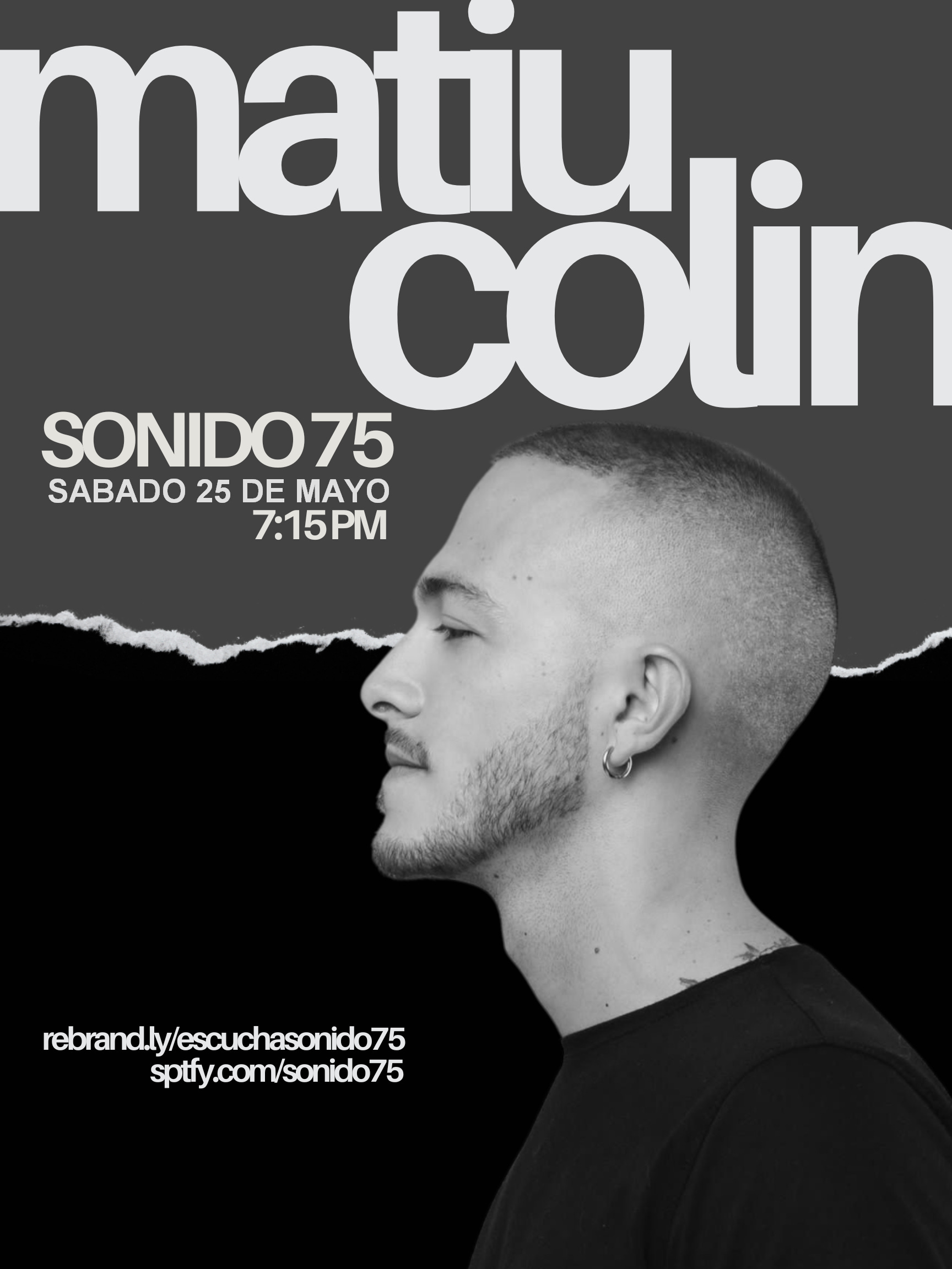 SONIDO 75 - PROGRAMA #81:MATIU COLIN (25.MAY.24)