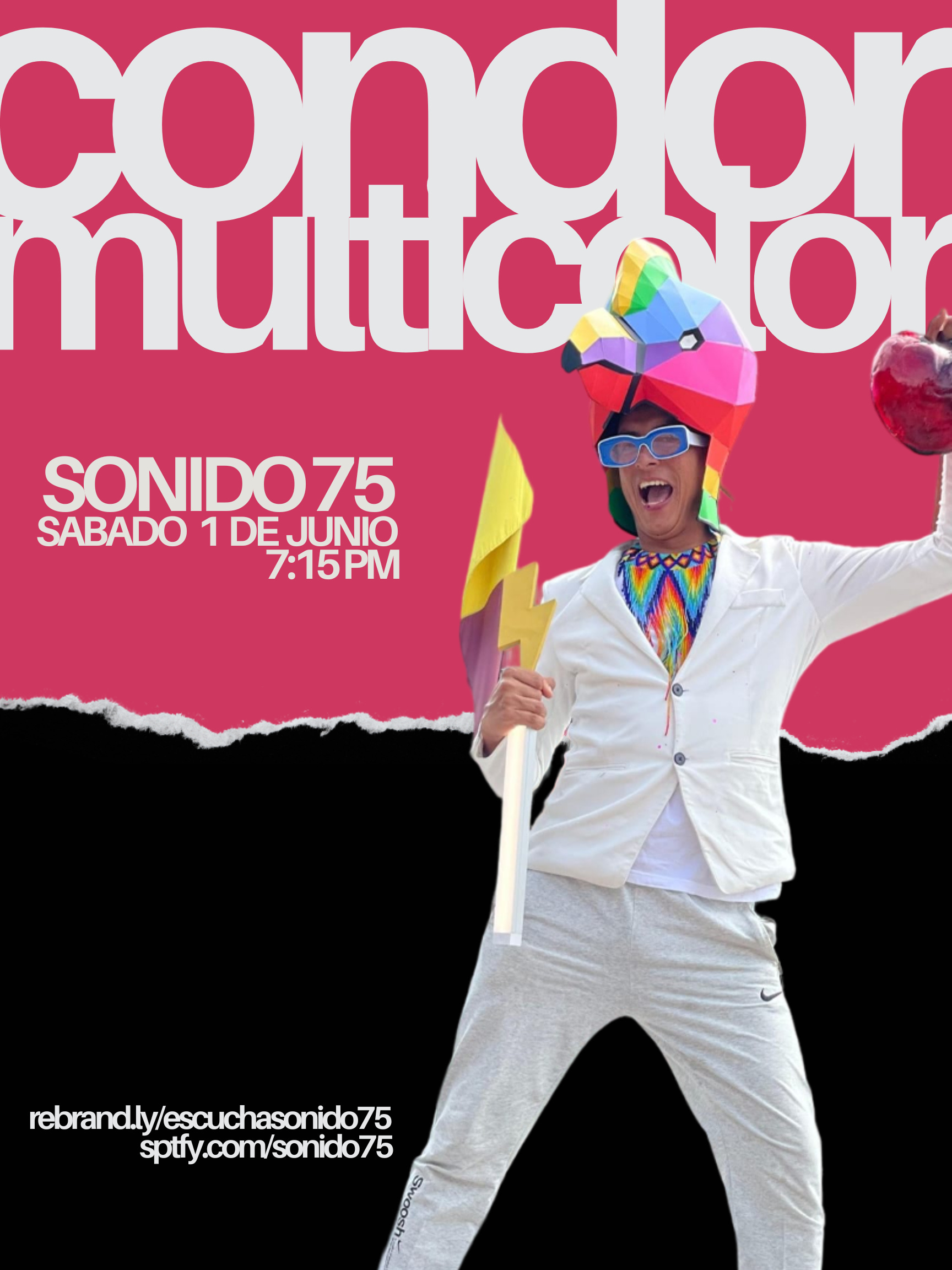 SONIDO 75 - PROGRAMA #83: CONDOR MULTICOLOR (1.JUN.2024)