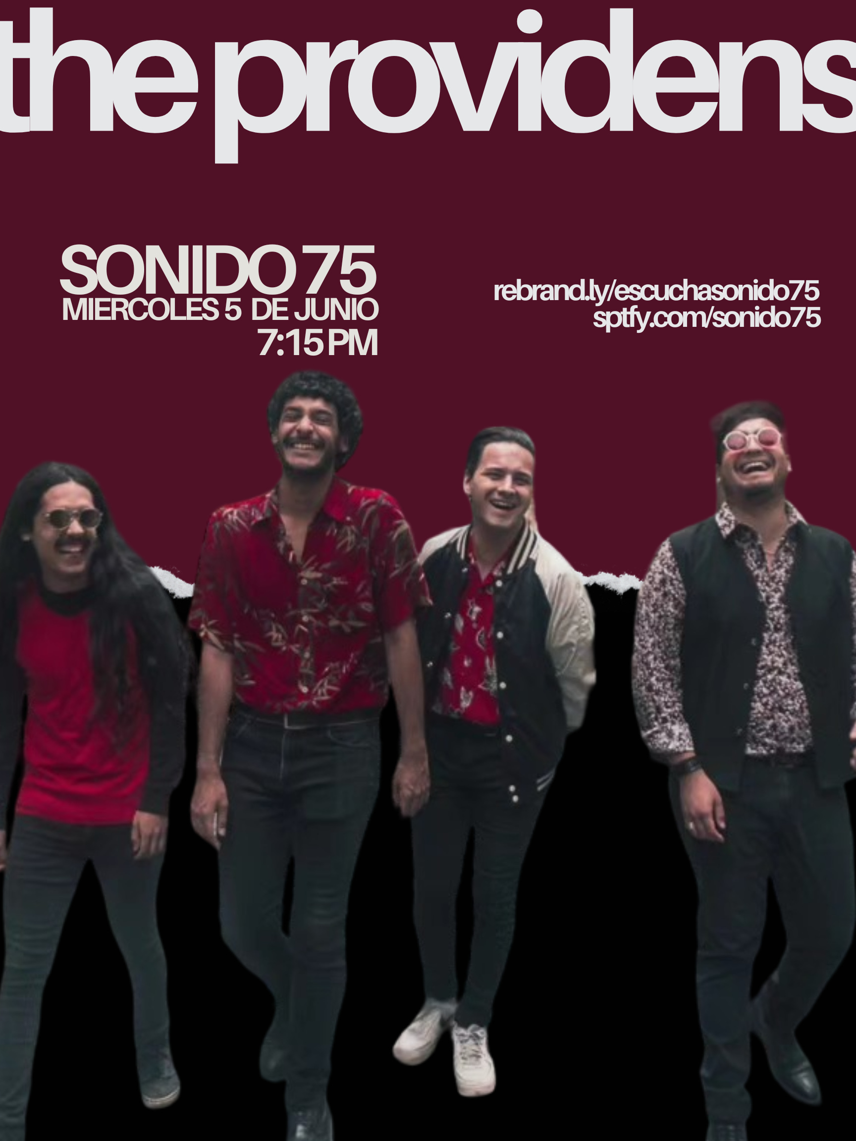 SONIDO 75 - PROGRAMA #84: THE PROVIDENS (5.JUN.2024)