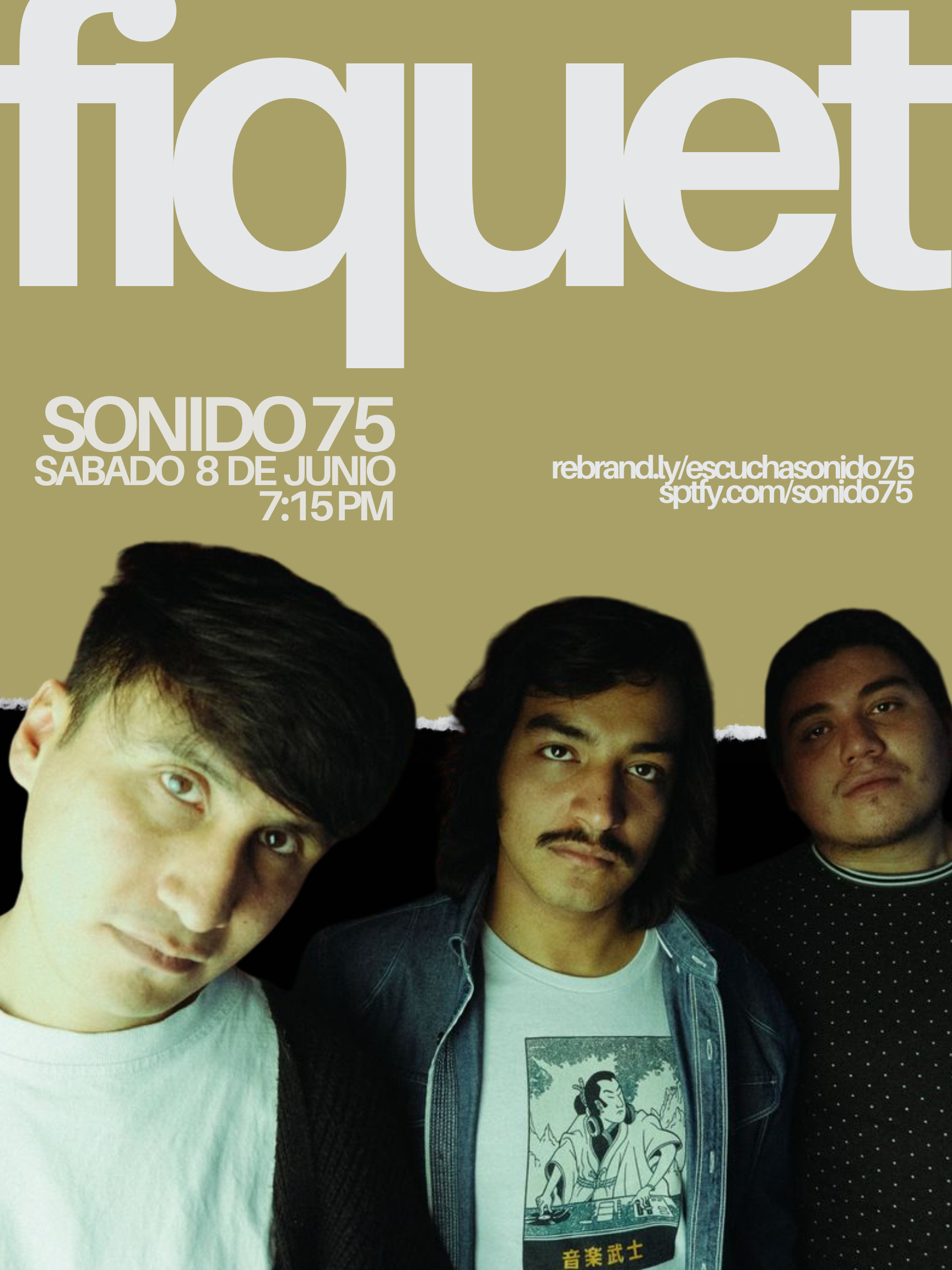 SONIDO 75 - PROGRAMA #85: FIQUET (8.JUN.2024)