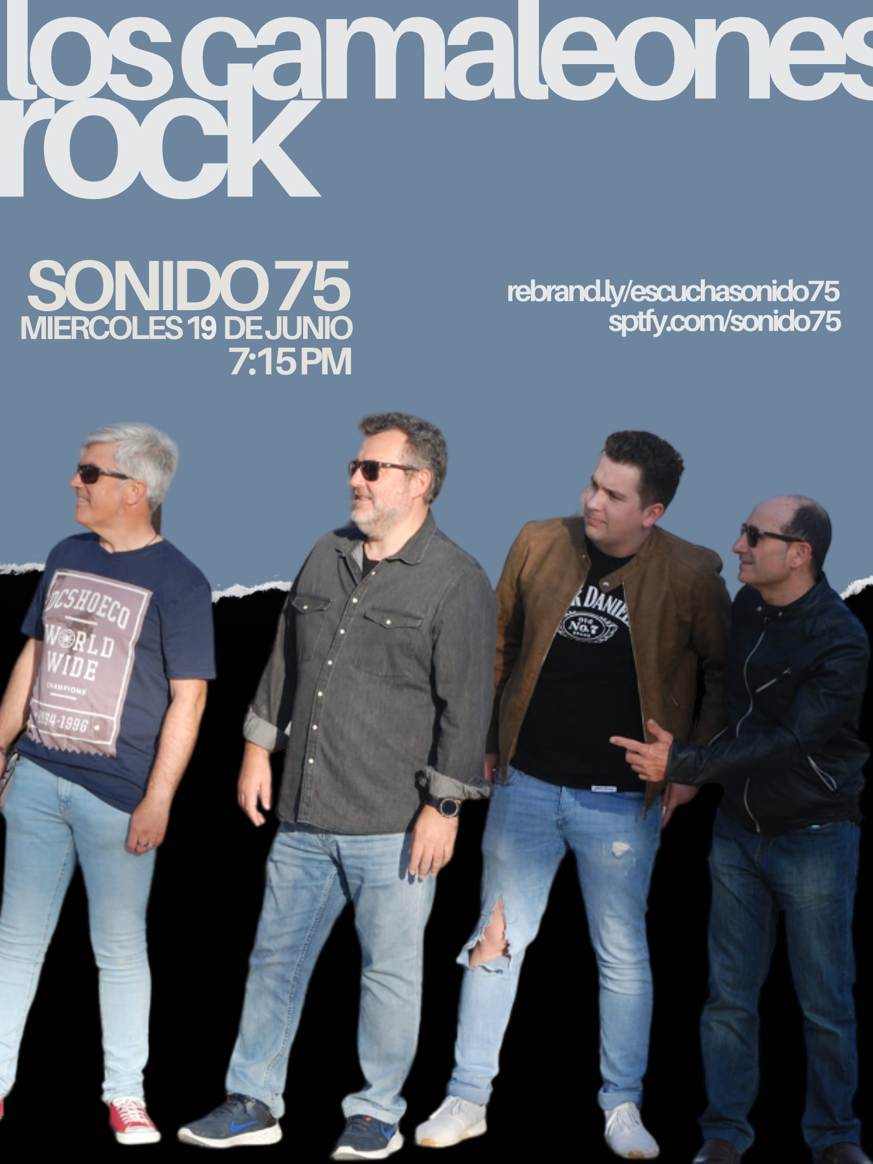  SONIDO 75 - PROGRAMA #88: LOS CAMALEONES ROCK (19.JUN.2024)