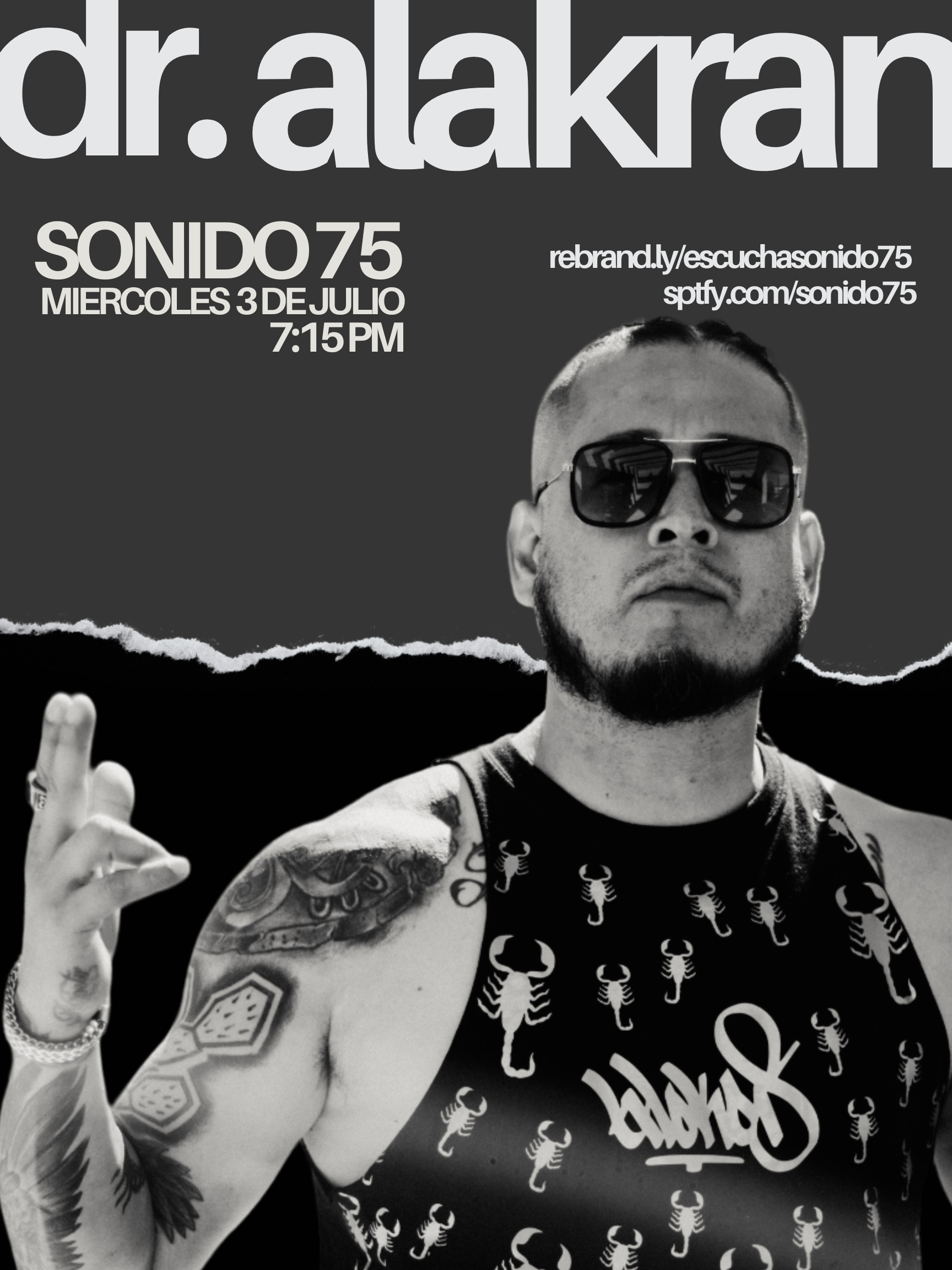 SONIDO 75 - PROGRAMA #91: DR. ALAKRAN