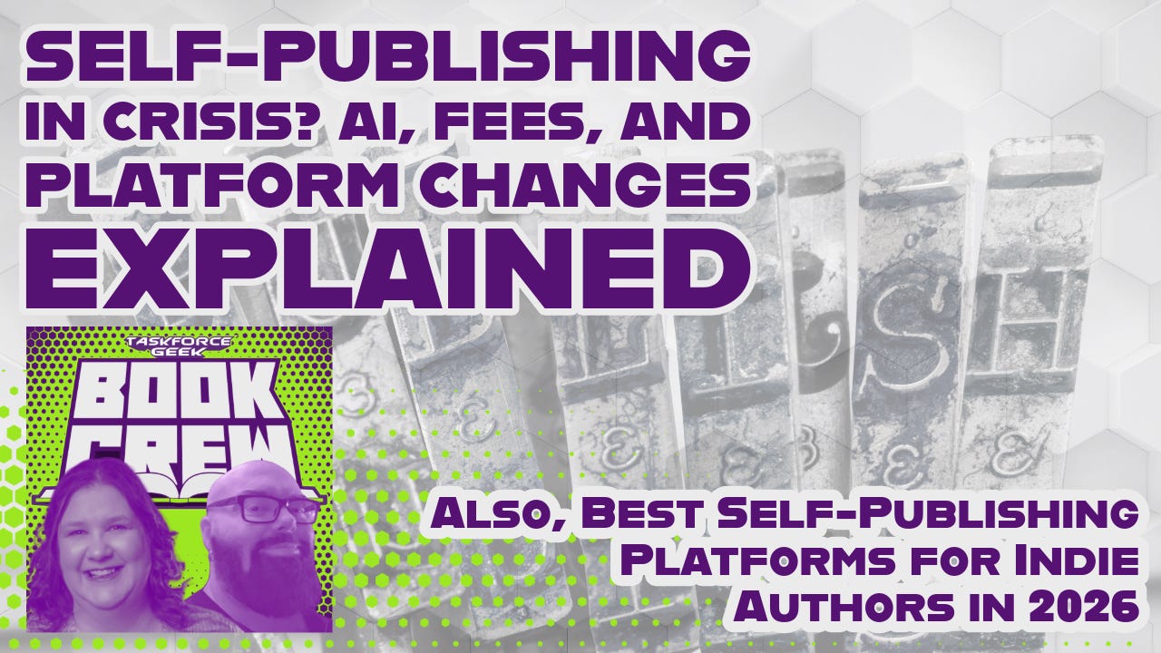 Book Crew Podcast: Self-Publishing in Crisis? AI, Fees, and Platform Changes Explained episode artwork